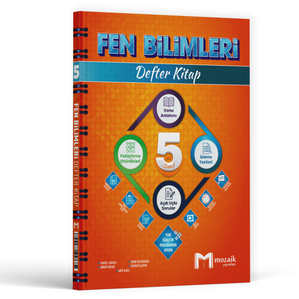 5.SINIF MOZAİK DEFTER FEN BİLİMLERİ - 2025-26